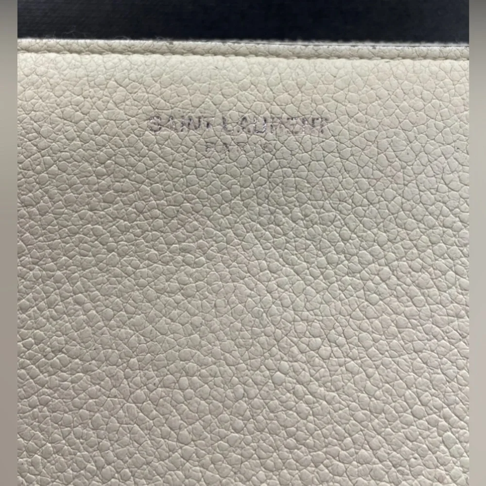 Saint Laurent Beige and Black Wallet with Dust Bag - Picture 5 of 13
